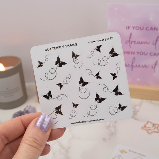 BUTTERFLY TRAILS - FOILED PLANNER STICKERS