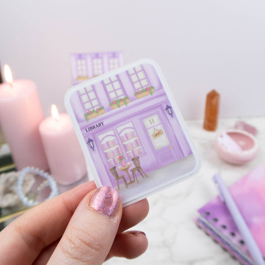 LIBRARY - SINGLE STICKER