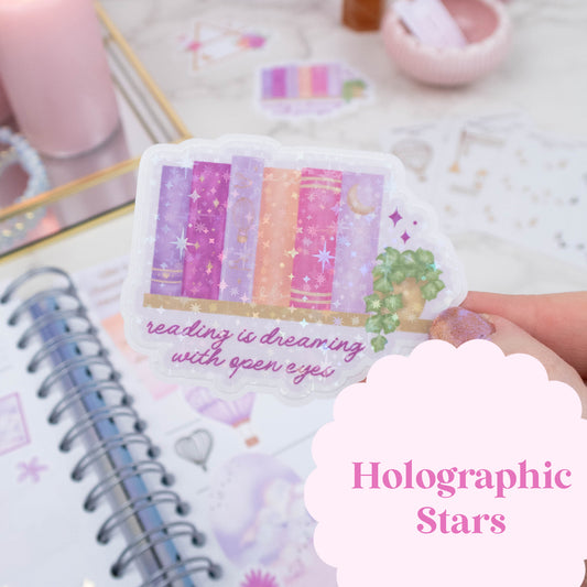 READING IS DREAMING - SINGLE STICKER