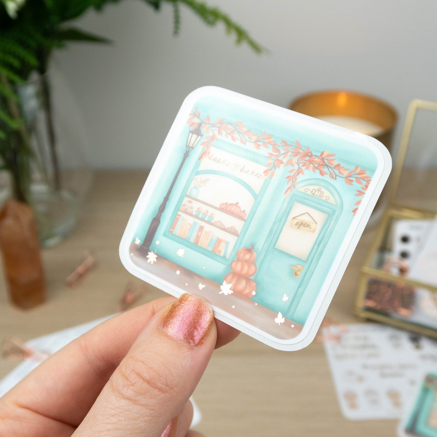 AUTUMN BAKERY - ROSE GOLD EDITION - SINGLE STICKER