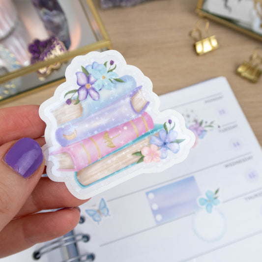 FANTASY BOOK STACK - SINGLE STICKER