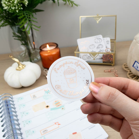 AUTUMN LOVERS CLUB - SINGLE STICKER