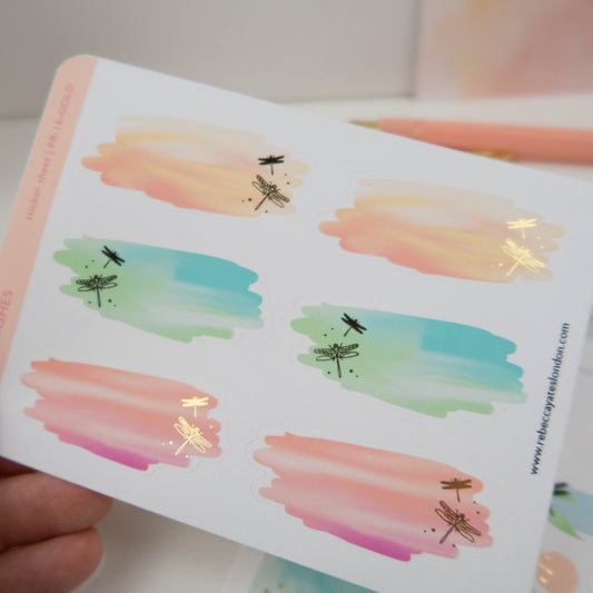 APPRECIATION SWASHES - STICKER SHEET