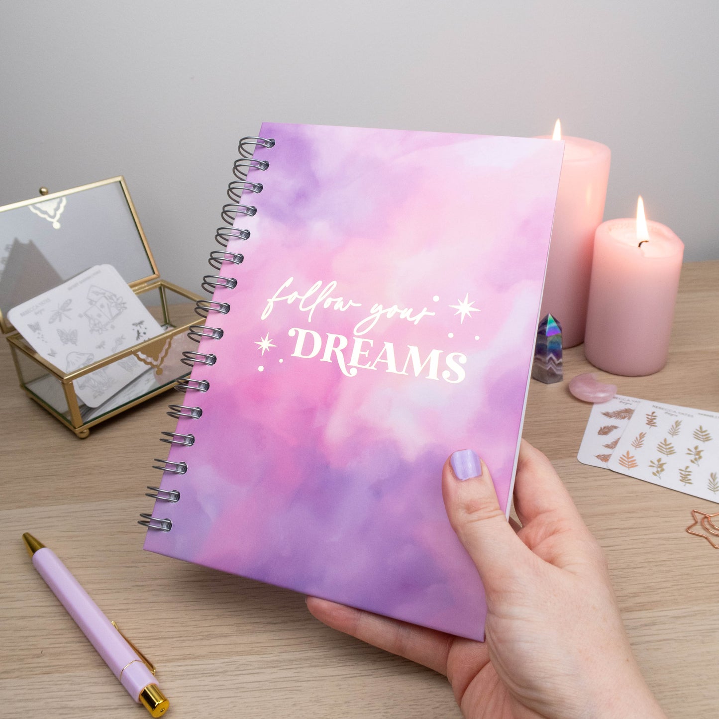 FOLLOW YOUR DREAMS - LUXE PERSONALISED JOURNAL