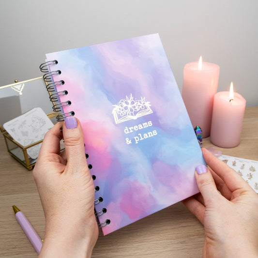 ANY TEXT YOU LIKE (FLOWERS) - LUXE PERSONALISED JOURNAL