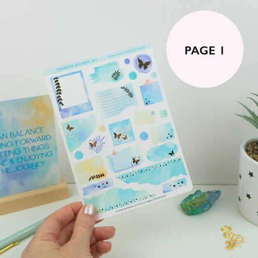 PARADISE  - JOURNAL KIT