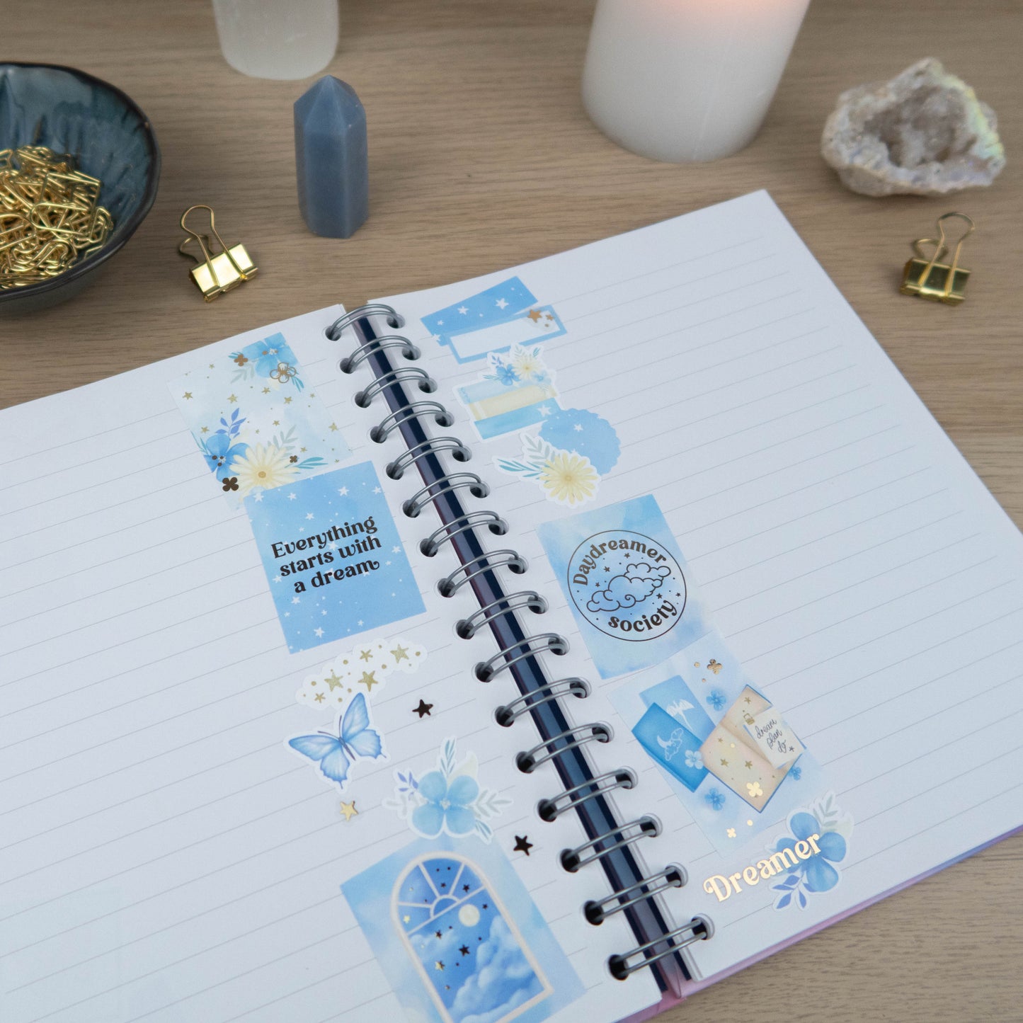 DAYDREAMER SOCIETY FULL BOXES - PLANNER STICKER SHEET - Rebecca Yates