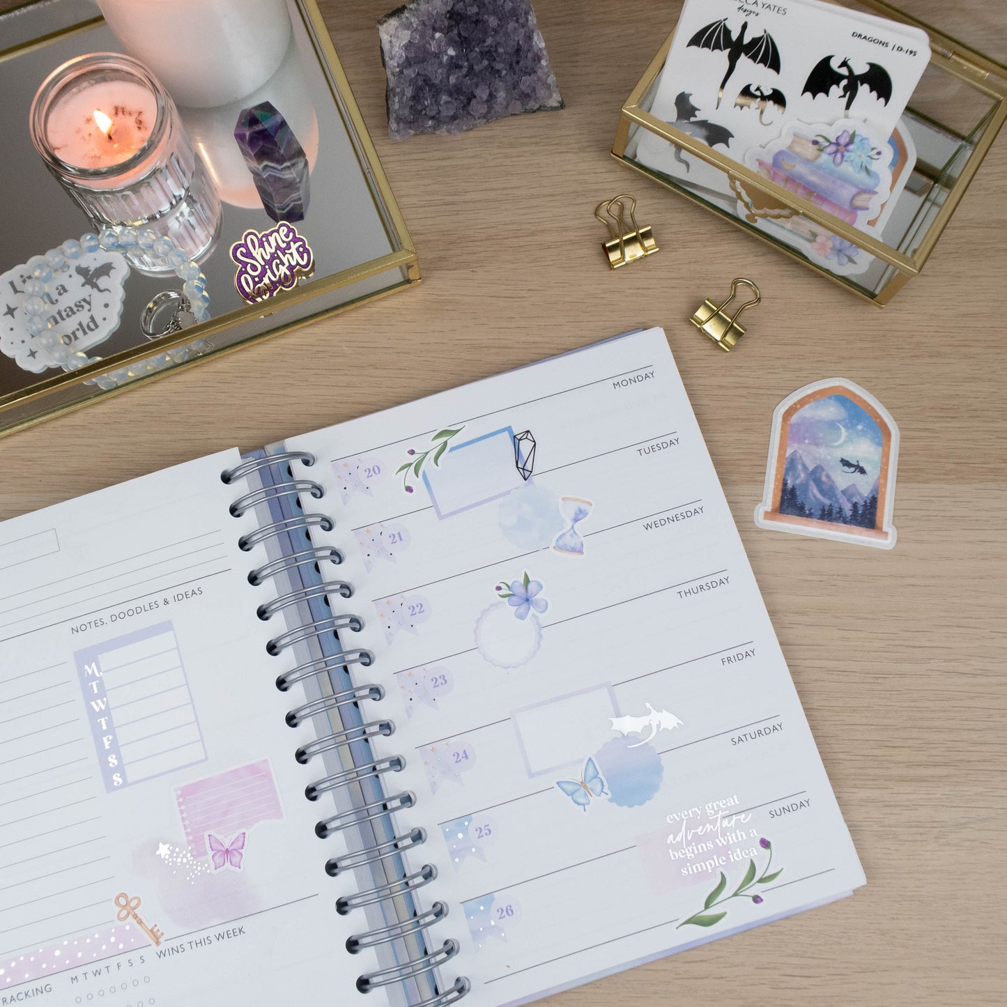 TWILIGHT DECO - PLANNER STICKER SHEET