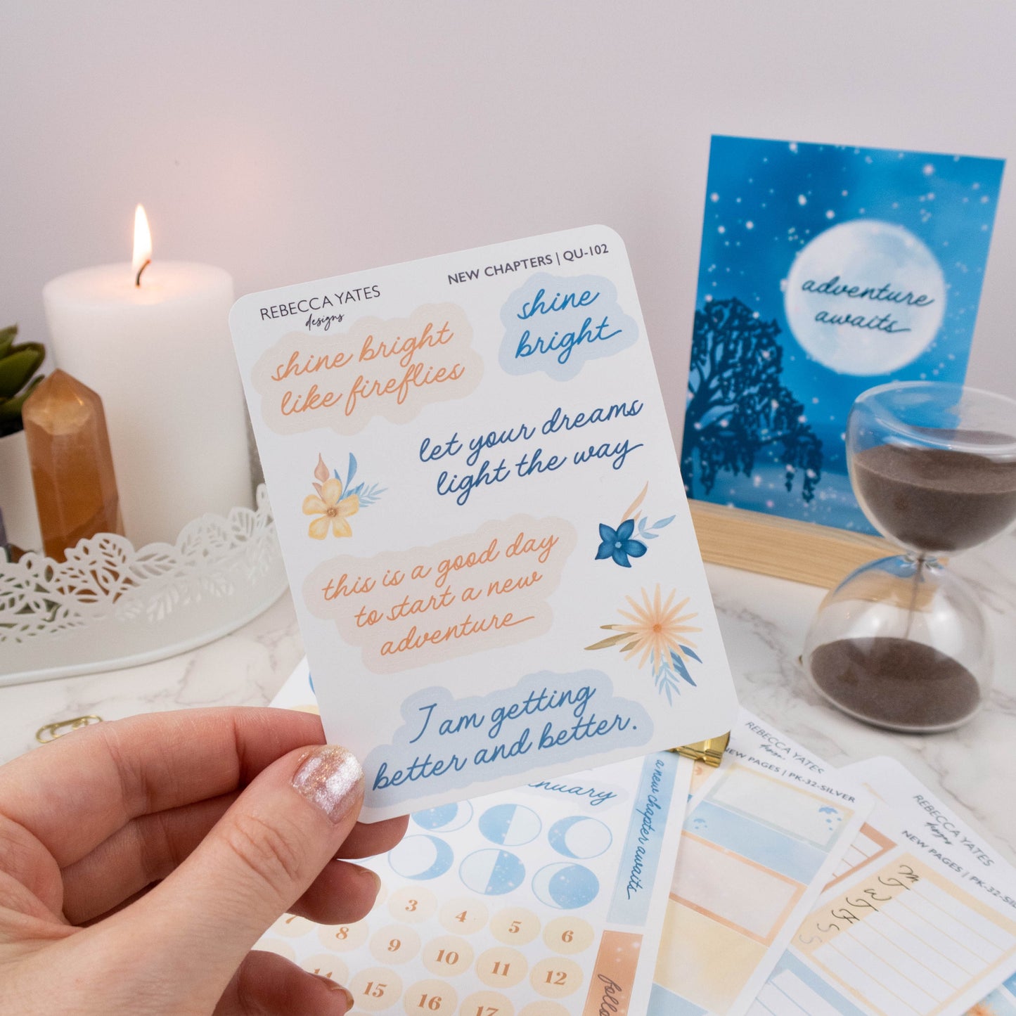 NEW CHAPTERS - QUOTES PLANNER STICKER SHEET