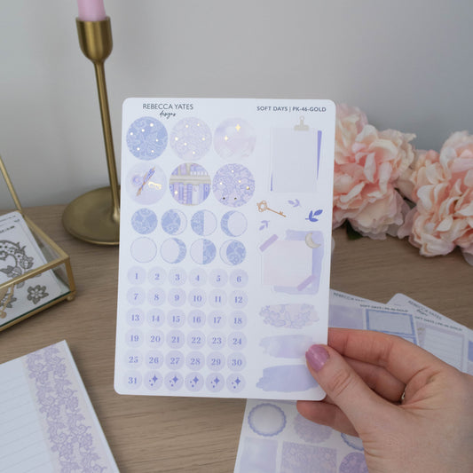 SOFT DAYS - BIG CREATIVE STICKER BUNDLE - Rebecca Yates