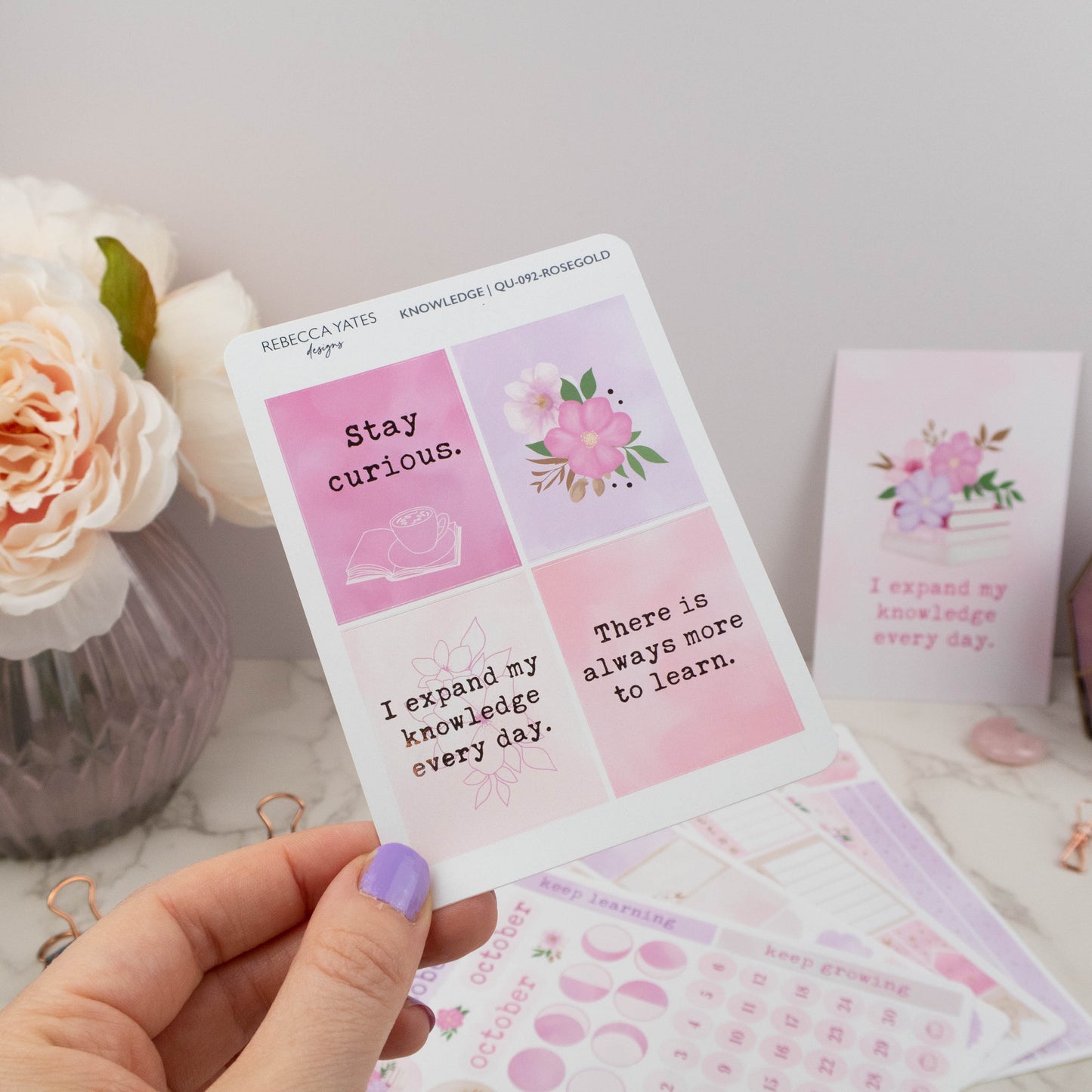KNOWLEDGE - STICKER SHEET