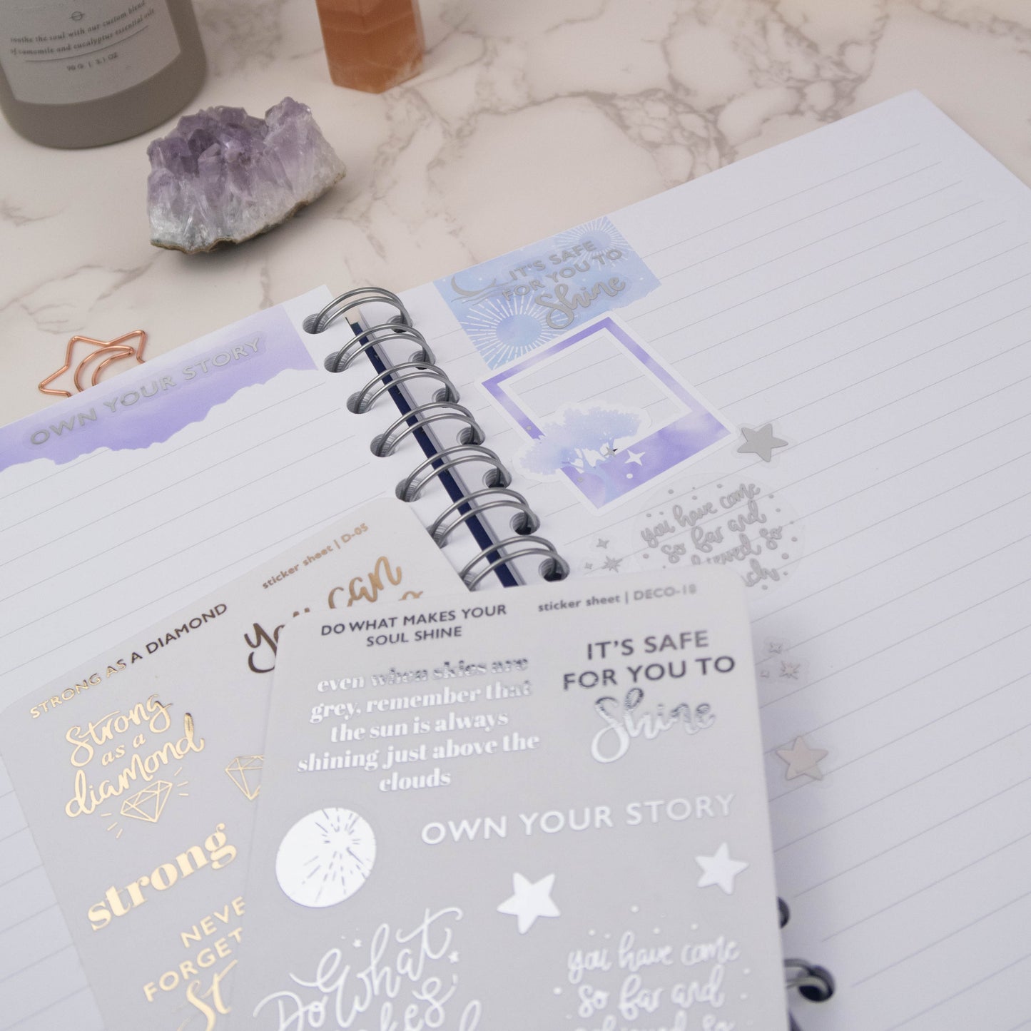 DO WHAT MAKES YOUR SOUL SHINE - FOILED QUOTE STICKERS