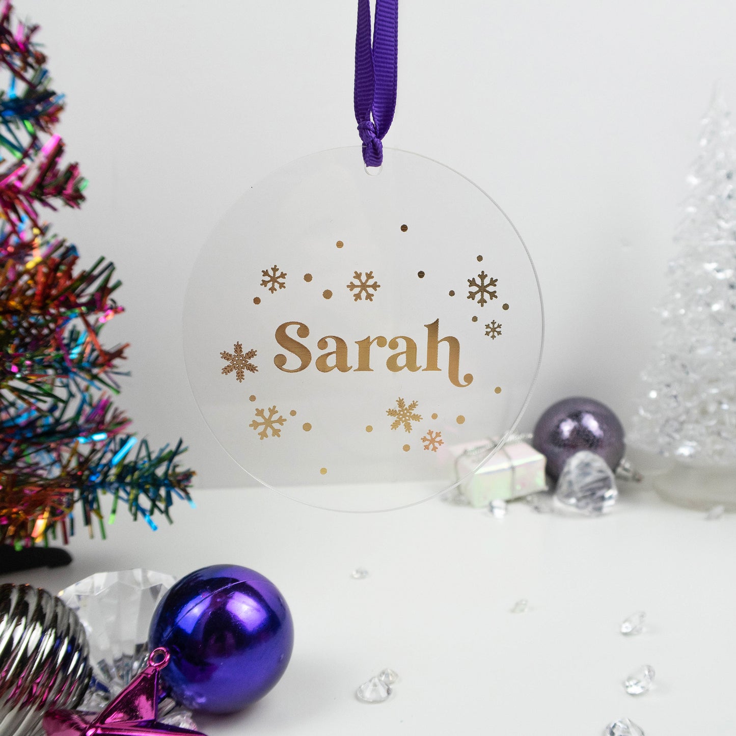 PERSONALISED SNOWFLAKE DECORATION