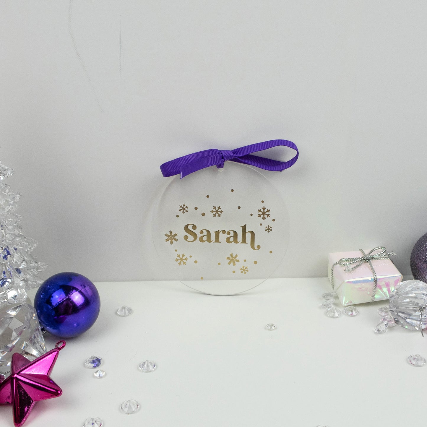 PERSONALISED SNOWFLAKE DECORATION