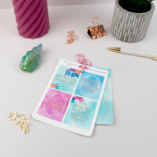 FLAMINGO PAPERCLIPS - Rebecca Yates