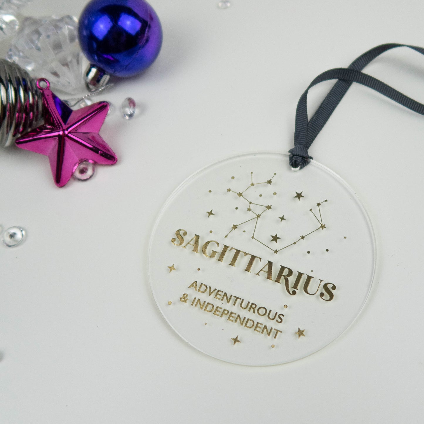 PERSONALISED STAR SIGN DECORATION