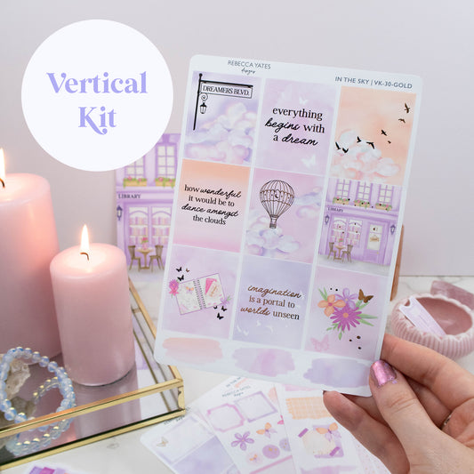 IN THE SKY - VERTICAL PLANNER WEEKLY KIT