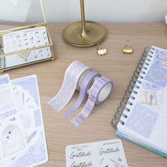 SOFT DAYS WASHI TAPE SET - Rebecca Yates