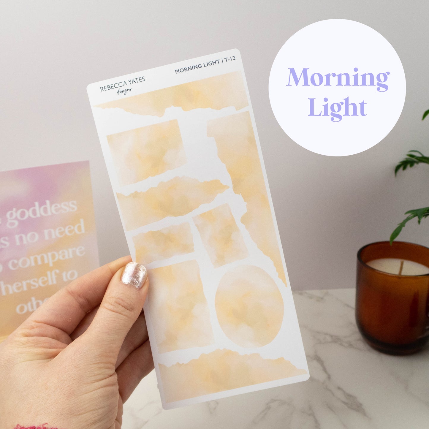 UNIQUE TORN PAPER SAMPLERS - STICKER SHEET