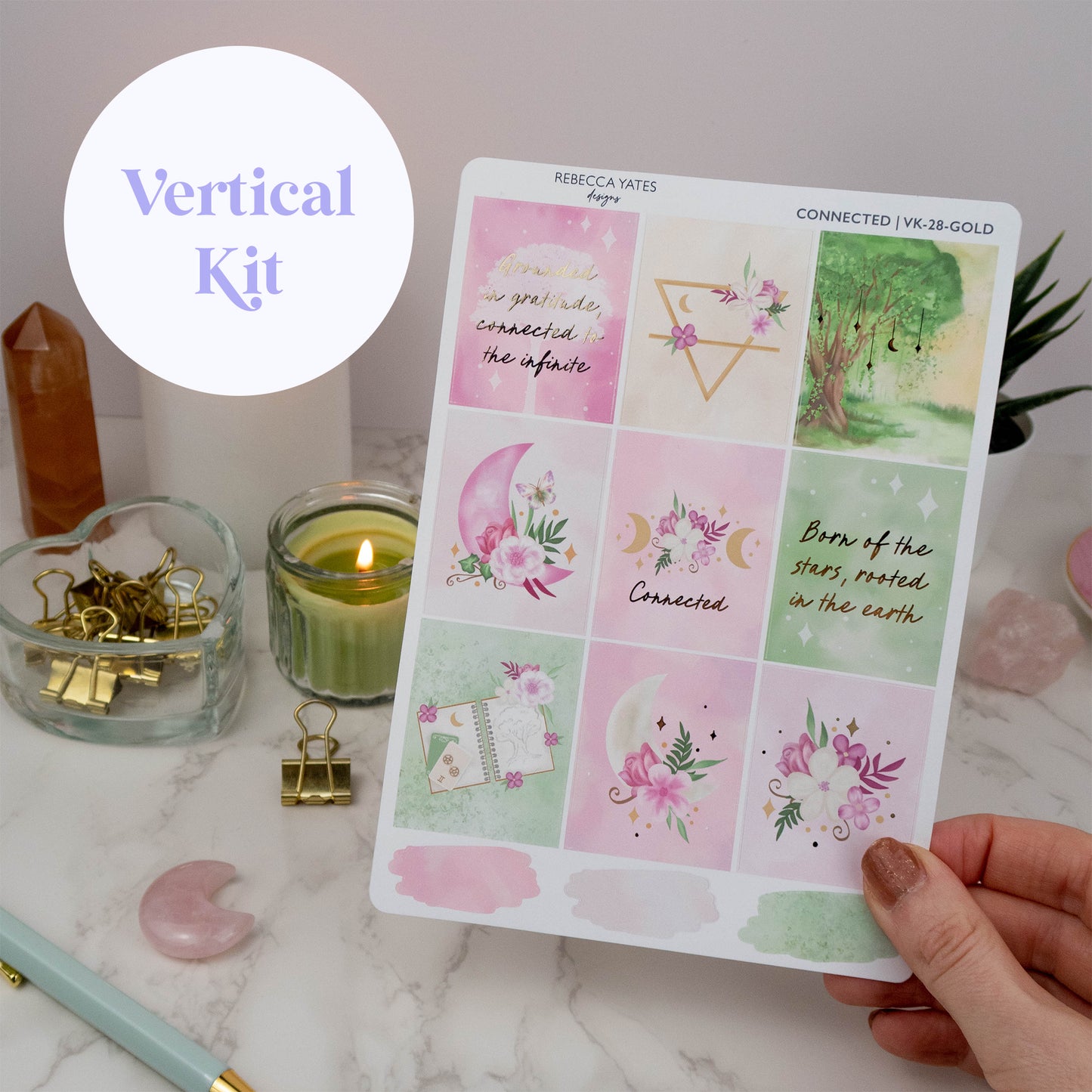 CONNECTED - VERTICAL PLANNER WEEKLY KIT