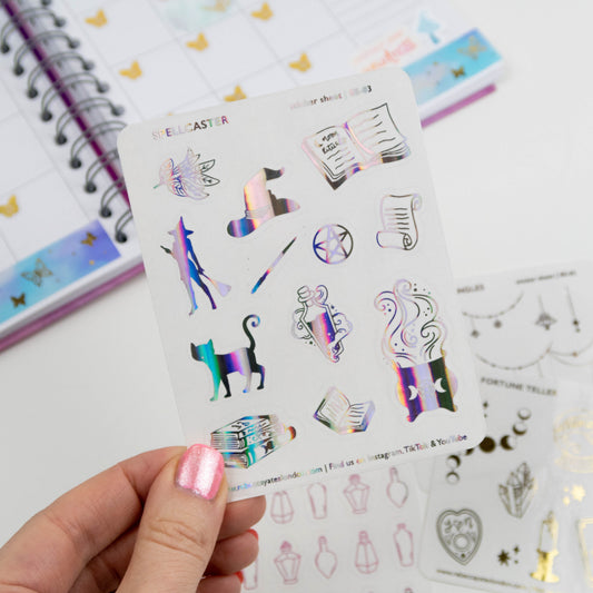 SPELLCASTER - FOILED PLANNER STICKERS - Rebecca Yates