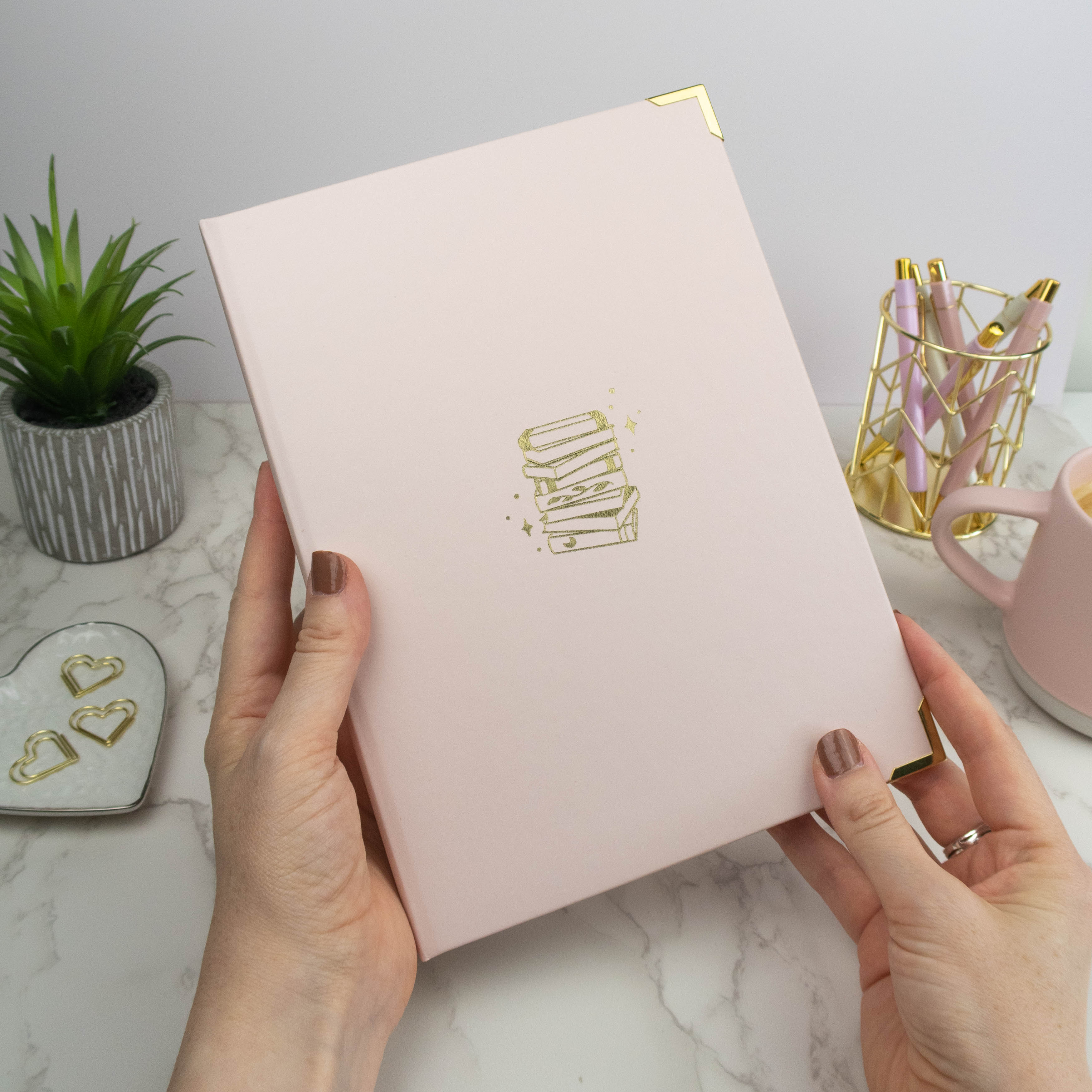 PALE ROSE STICKER STORAGE BINDER - Rebecca Yates