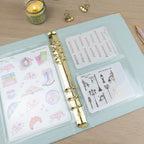 LIGHT SAGE GREEN STICKER STORAGE BINDER - Rebecca Yates