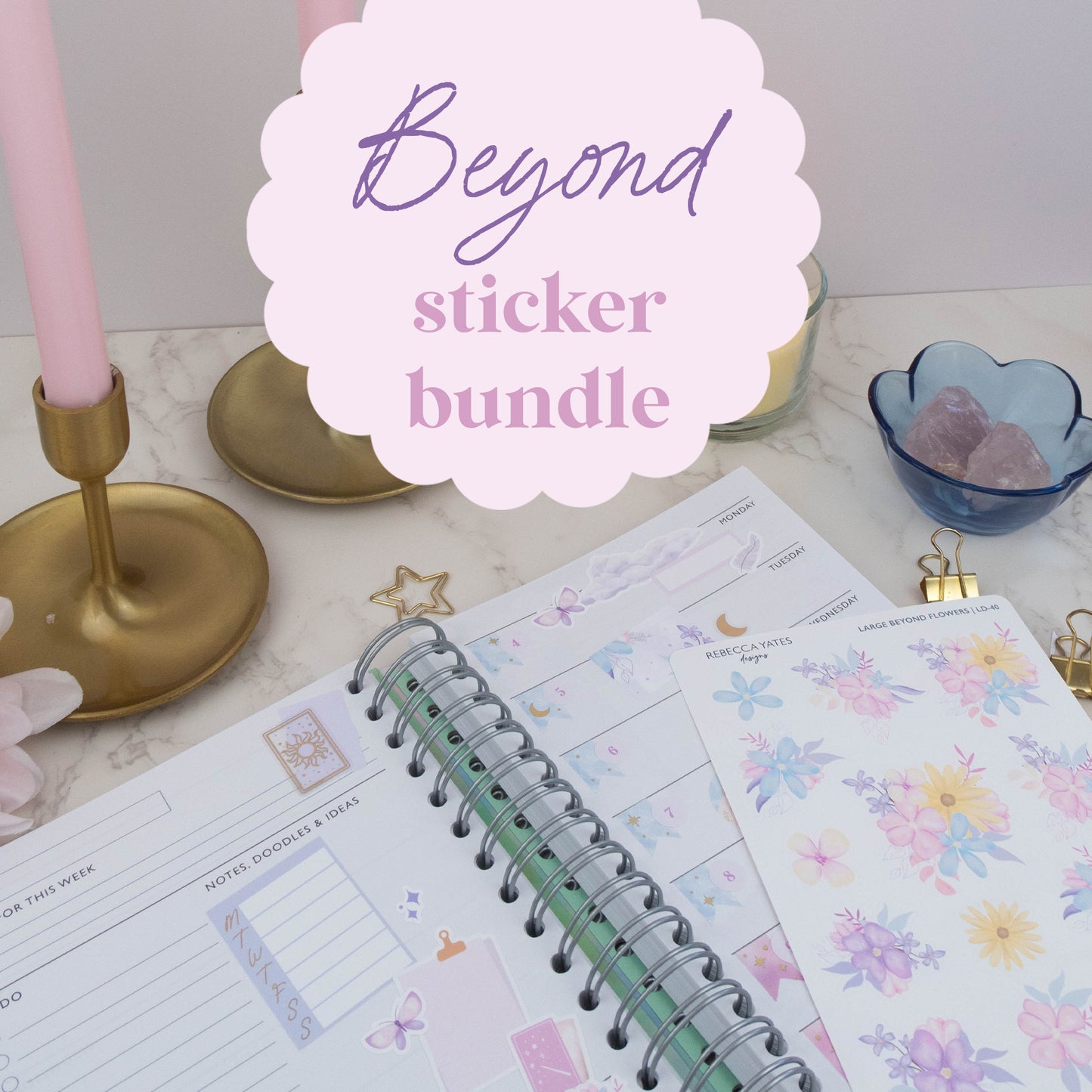 BEYOND - BIG CREATIVE STICKER BUNDLE - Rebecca Yates
