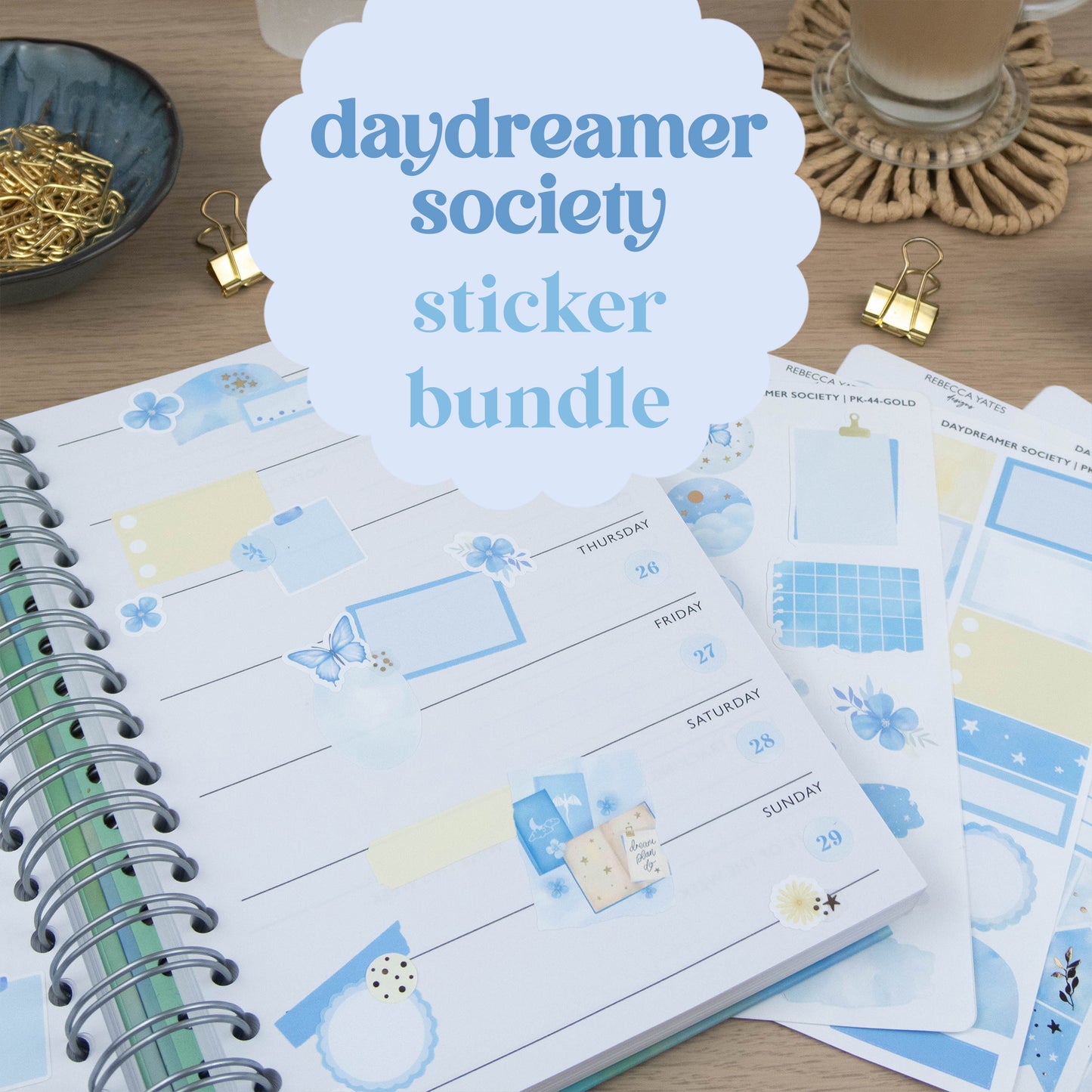 DAYDREAMER SOCIETY - BIG CREATIVE STICKER BUNDLE - Rebecca Yates