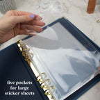 LIGHT SAGE GREEN STICKER STORAGE BINDER - Rebecca Yates