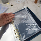 LIGHT SAGE GREEN STICKER STORAGE BINDER - Rebecca Yates