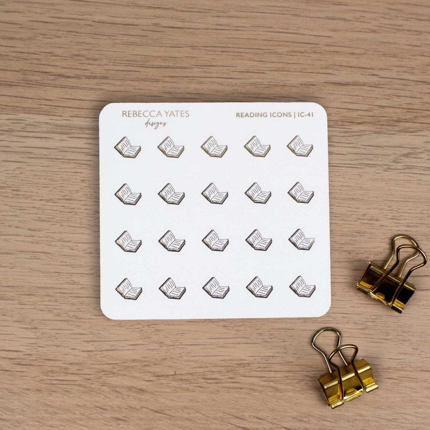 MINI BOOKS - FOILED PLANNER ICON STICKERS