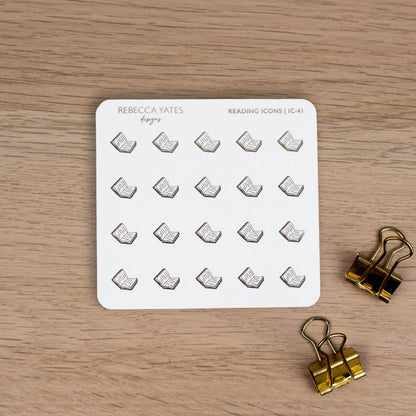 MINI BOOKS - FOILED PLANNER ICON STICKERS
