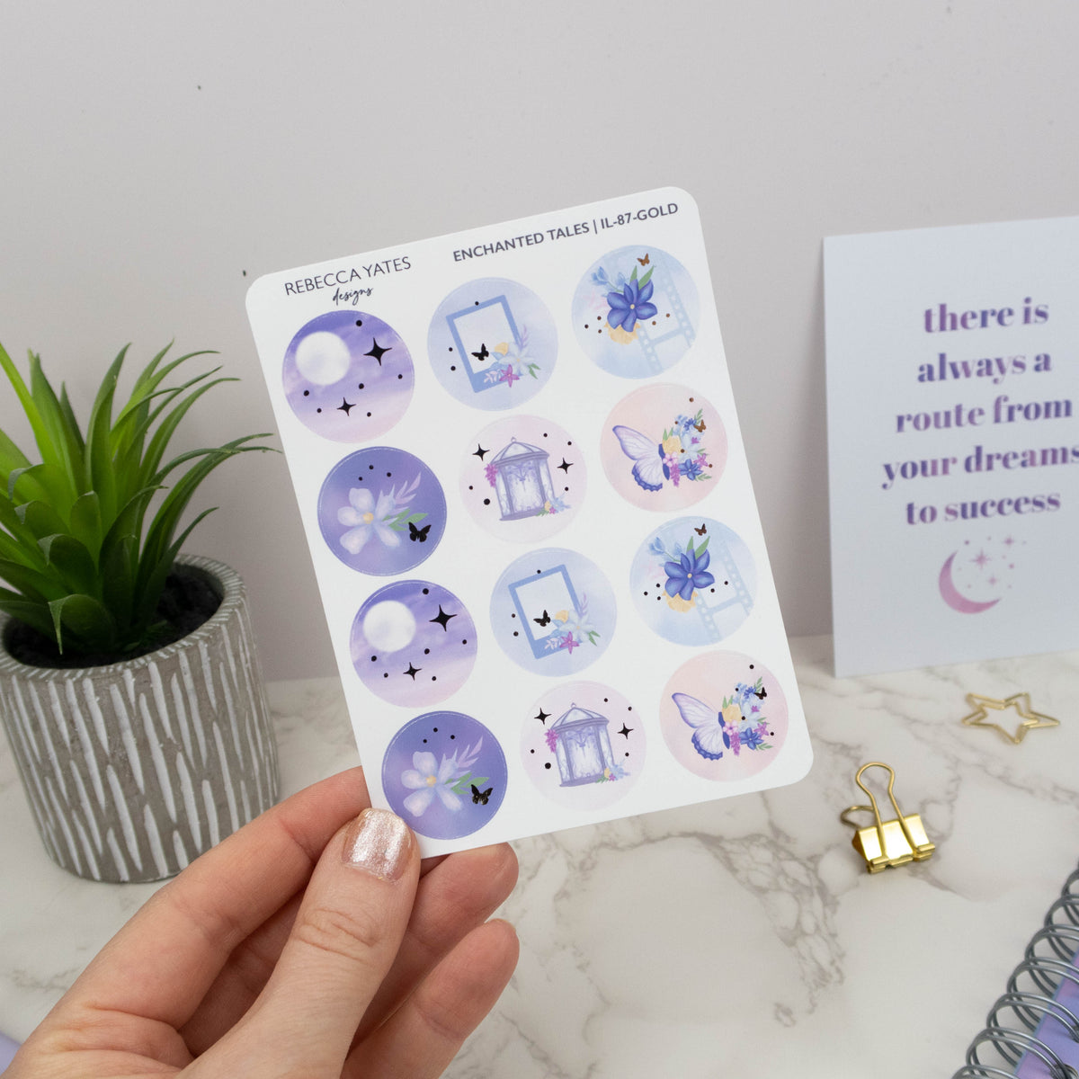 ENCHANTED TALES - PLANNER STICKER SHEET - Rebecca Yates