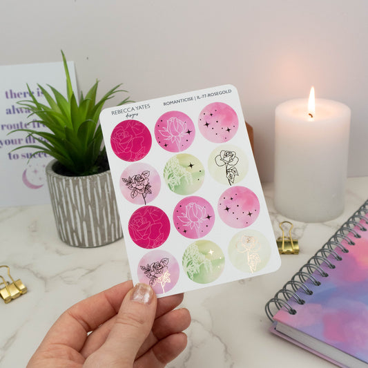 ROMANTICISE - PLANNER STICKER SHEET