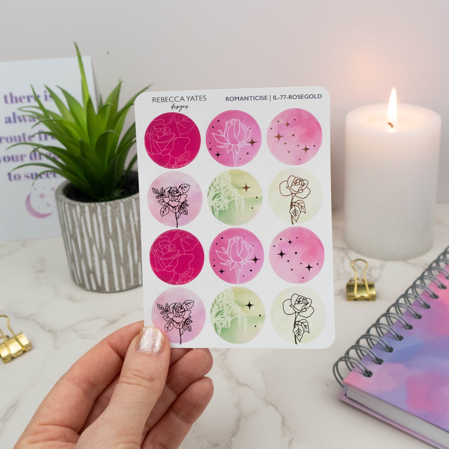 ROMANTICISE - PLANNER STICKER SHEET