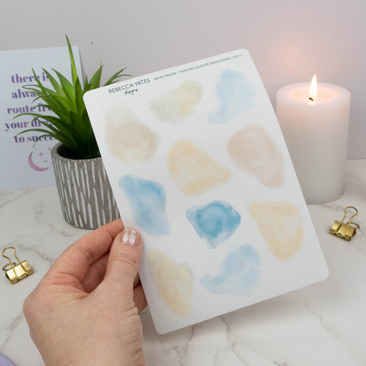 NEW PAGES - WATERCOLOUR SWATCHES