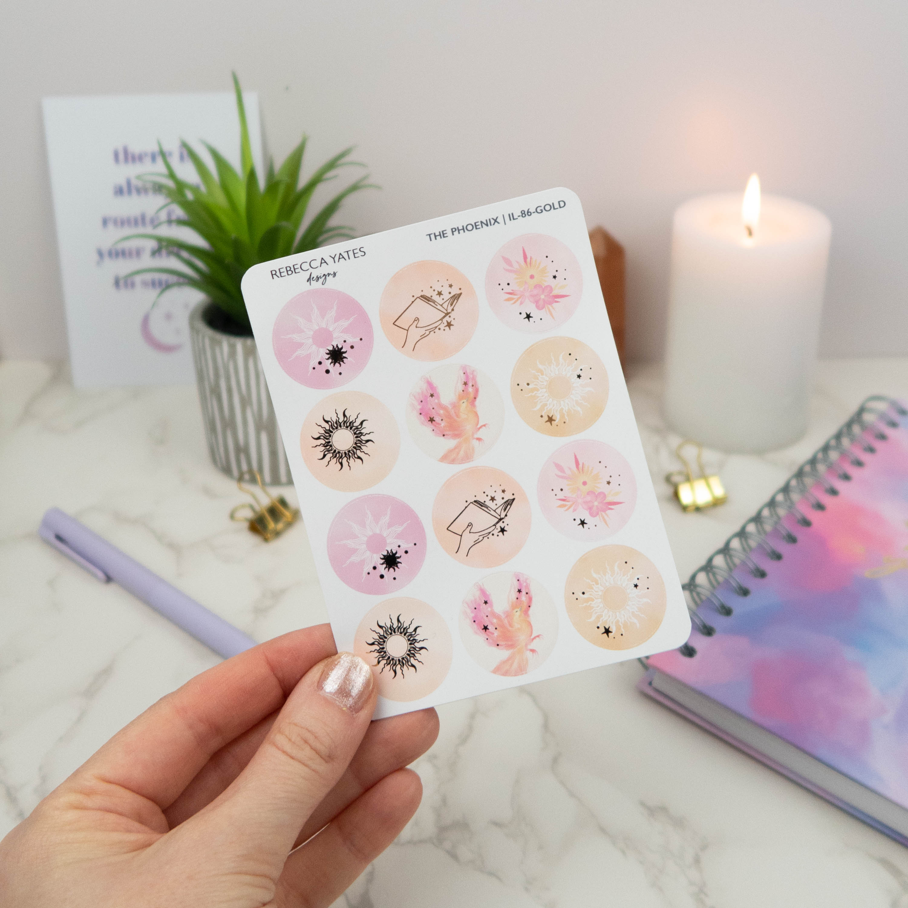 THE PHOENIX - PLANNER STICKER SHEET - Rebecca Yates