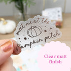 PUMPKIN SPICE & ALL THINGS NICE - SINGLE STICKER - Rebecca Yates