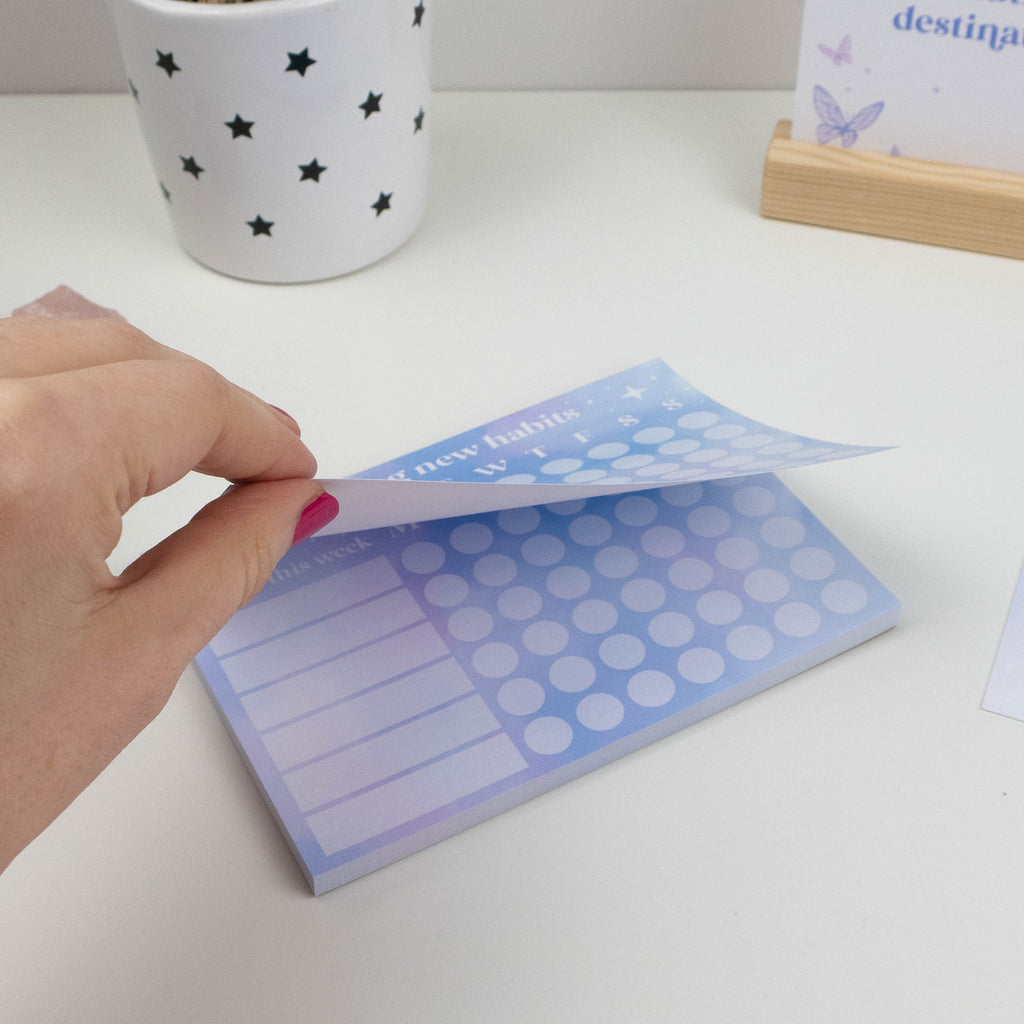 BUILDING NEW HABITS - A6 TRACKER PAD - Rebecca Yates