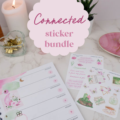 CONNECTED - BIG STICKER BUNDLE - Rebecca Yates