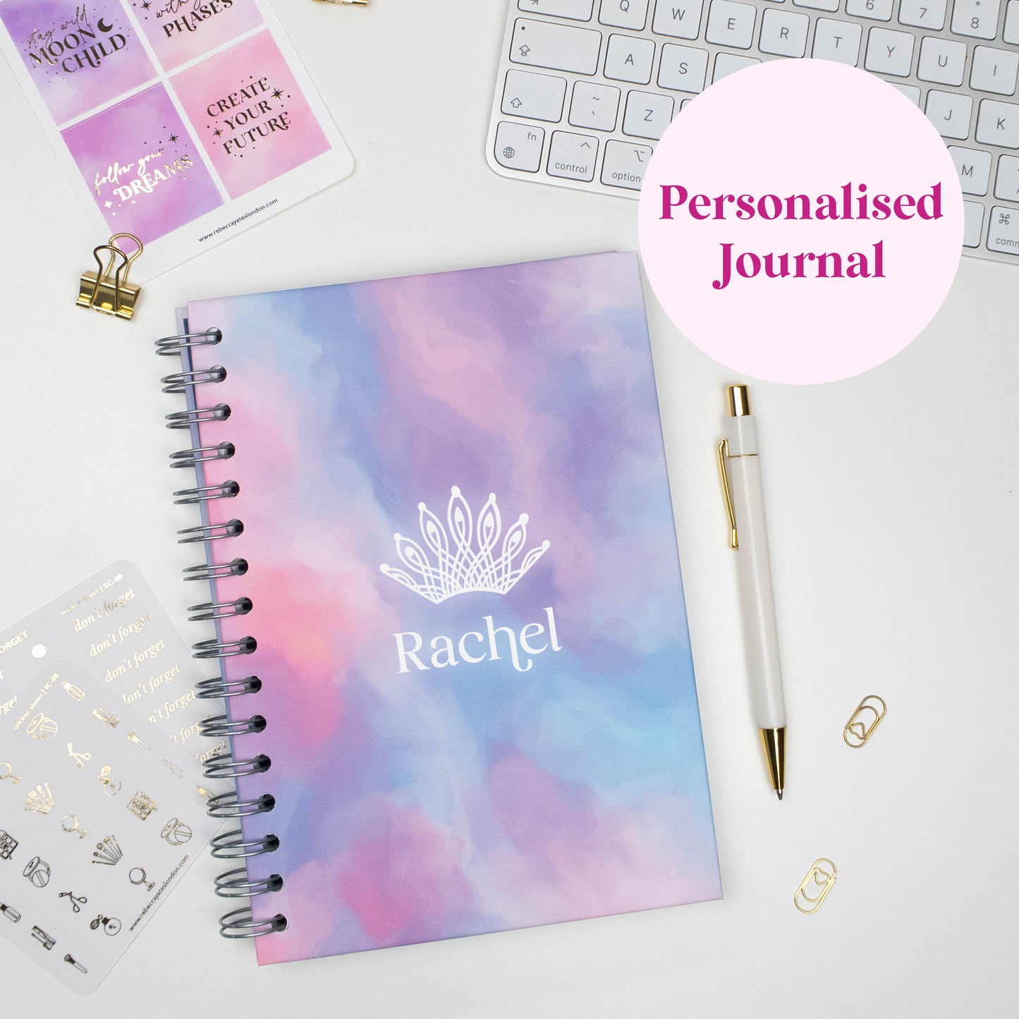 QUEEN - LUXE PERSONALISED NOTEBOOK