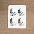 FLOWER MOONS - FOILED STICKER SHEET - Rebecca Yates
