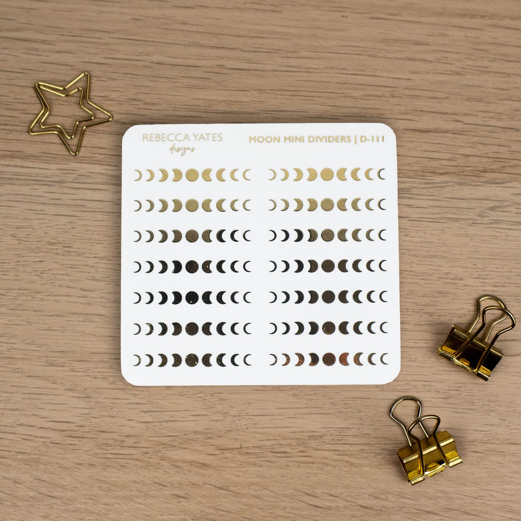 Moon Mini Dividers - D-111