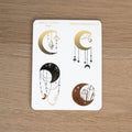CRYSTAL MOONS - FOILED STICKER SHEET - Rebecca Yates