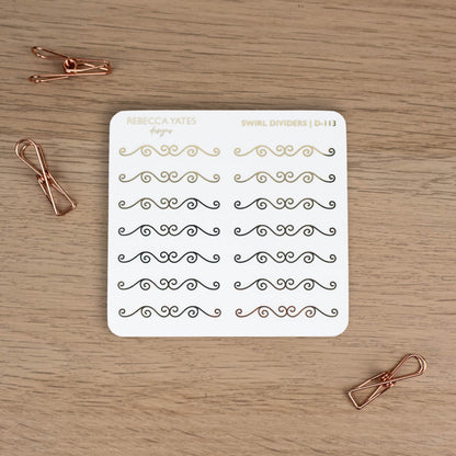 Swirl Dividers I - D-113