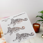 CHILLED LEOPARDS - FOILED PLANNER STICKERS - Rebecca Yates