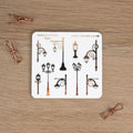 LIGHT THE WAY - FOILED STICKER SHEET - Rebecca Yates