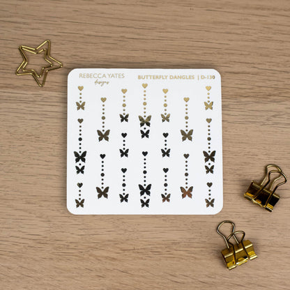 Butterfly Dangles - D-130
