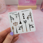 LIGHT THE WAY - FOILED STICKER SHEET - Rebecca Yates
